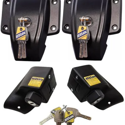 Blokada Drzwi Zewnętrzna Heosafe VAN Security Paket Zestaw Ducato DO 09/2021 Czarny
