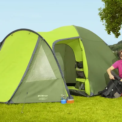 Namiot 4OS.BERGER Easy Rock 4+ Zielony