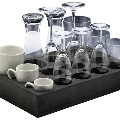 Organizer NA Szkło Pianka Froli 33x24,5x6 cm