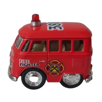 Zabawka "auto VW BUS T1 Napęd 5 cm Straż Pożarna