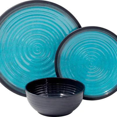 Zestaw Obiadowy Granite-aqua 12 szt.