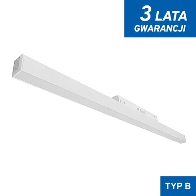 Linia LED do Szyn Magnetycznych Biała 20W 4000K DDCX-FG600 - TYP B