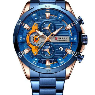 ZEGAREK MĘSKI CURREN 8402 CHRONOGRAF (zc029d) +BOX