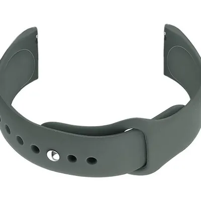 Pasek gumowy do zegarka U21 22mm - ciemnoszary