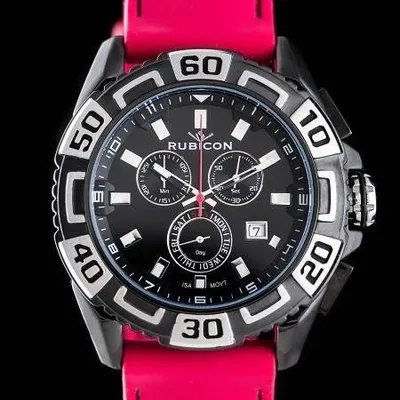ZEGAREK MĘSKI RUBICON RNFC95 - CHRONOGRAF (zr073c)