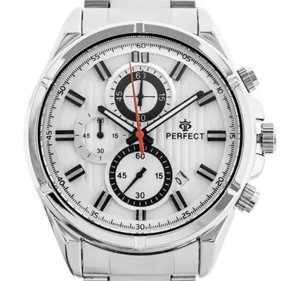 ZEGAREK MĘSKI PERFECT CH03M - CHRONOGRAF (zp358b) + BOX