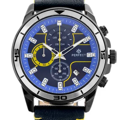 ZEGAREK MĘSKI PERFECT CH02L - CHRONOGRAF (zp351e) + BOX