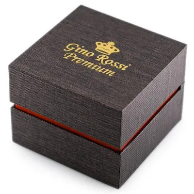 Prezentowe pudełko na zegarek - G. ROSSI PREMIUM - BROWN