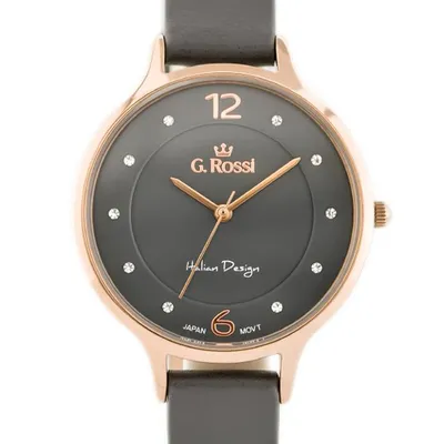 ZEGAREK DAMSKI G. ROSSI - 10411A-1B3 NA PASKU (zg714d) + BOX