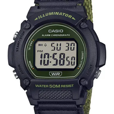 ZEGAREK MĘSKI CASIO W-219HB-3A + BOX
