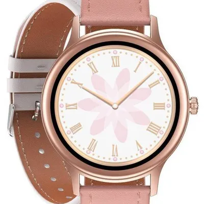 SMARTWATCH DAMSKI PACIFIC 18-6 - DWA PASKI: Różowy / Biały (sy015f)