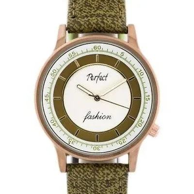 ZEGAREK DAMSKI PERFECT A379 - olive (zp826c)