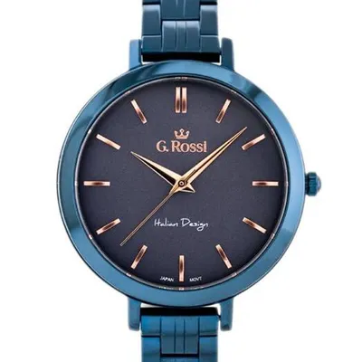 ZEGAREK G. ROSSI - 11389B-6F3 (zg787h) blue/violet + BOX