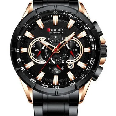 ZEGAREK MĘSKI CURREN 8363 (zc018c) - CHRONOGRAF
