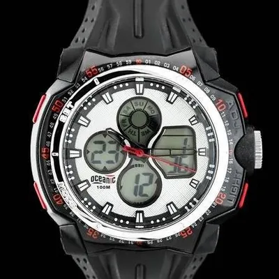 ZEGAREK MĘSKI OCEANIC AD119A - MULTITIME - WR100 (ze005b)