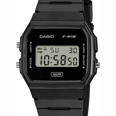 ZEGAREK MĘSKI CASIO F-91WB-1ADF + BOX