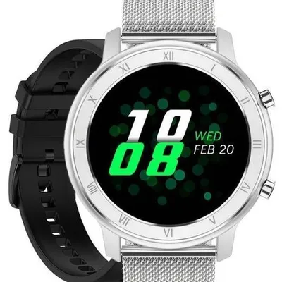 SMARTWATCH UNISEX Pacific 17-3 Bransoleta - srebrna + dodatkowy PASEK (sy010c)