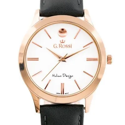 ZEGAREK G. ROSSI - 10398A-3G3 (zg783g) r.g./gray + BOX