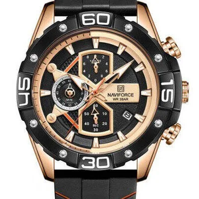 ZEGAREK MĘSKI NAVIFORCE NF8018T - CHRONOGRAF (zn123c) + BOX