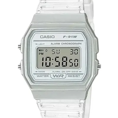 Zegarek Unisex Casio Retro Vintage F-91WS-7 (zd648c) + BOX