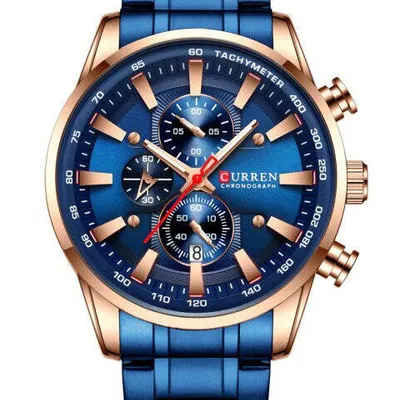 ZEGAREK MĘSKI CURREN 8351 (zc022e) CHRONOGRAF +BOX