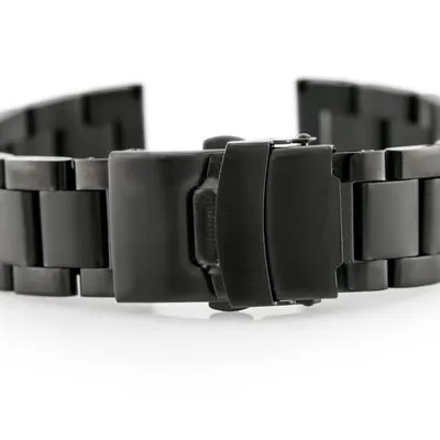 Bransoleta Pacific Model 3 solid - czarna 22mm