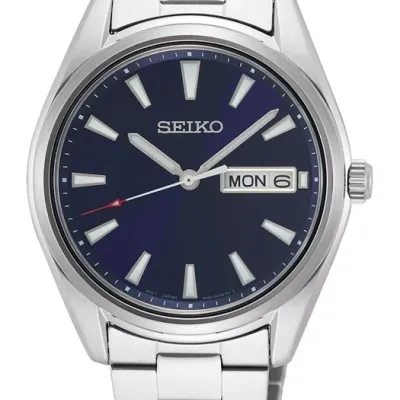 Zegarek Męski Seiko SUR341P1 SZAFIR WR100 + BOX