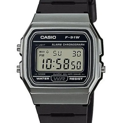 ZEGAREK MĘSKI CASIO F-91WM-1BDF (zd102d)  + BOX