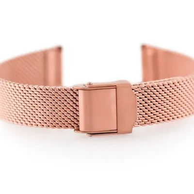 Bransoleta 302RG - siatka HQ - rosegold - 14mm