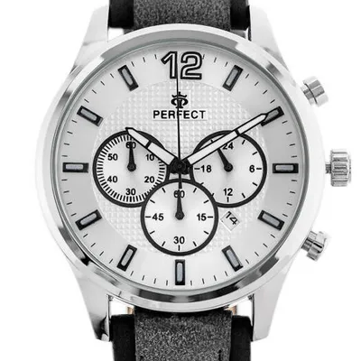 ZEGAREK MĘSKI PERFECT CH01L - CHRONOGRAF (zp354f) + BOX