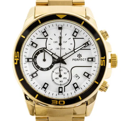ZEGAREK MĘSKI PERFECT CH02M - CHRONOGRAF (zp356d) + BOX