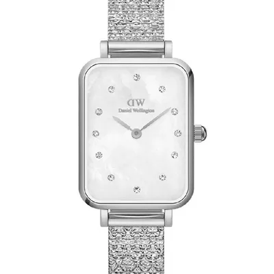 ZEGAREK DAMSKI DANIEL WELLINGTON Quadro Lumine Pressed Piano 20mm DW00100580 + BOX (zw519c)