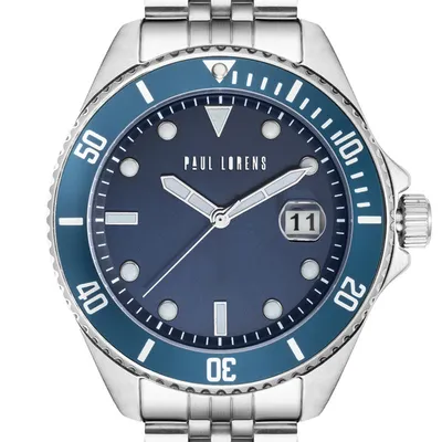 ZEGAREK MĘSKI PAUL LORENS - PL13030B-6C1(zg350d) + BOX