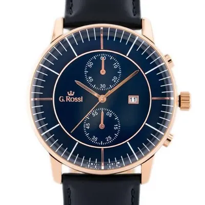 ZEGAREK G. ROSSI - 6462A (zg206f) + BOX