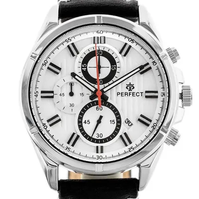 ZEGAREK MĘSKI PERFECT CH03L - CHRONOGRAF (zp352a) + BOX
