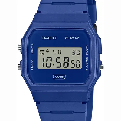 ZEGAREK MĘSKI CASIO F-91WB-2A1DF + BOX