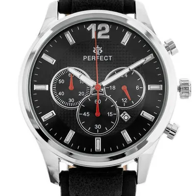 ZEGAREK MĘSKI PERFECT CH01L - CHRONOGRAF (zp354d) + BOX