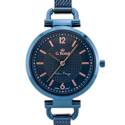 ZEGAREK G. ROSSI - LESTI - 3652B (zg772h) - blue + BOX