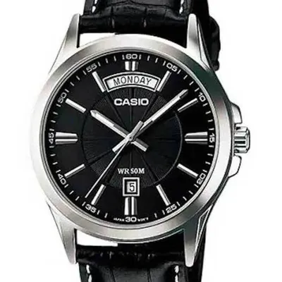 Zegarek Męski Casio Collection MTP-1381L-1A (zd076e) + BOX
