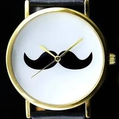 ZEGAREK DAMSKI MUSTACHE - WĄSY - asox (zx548)