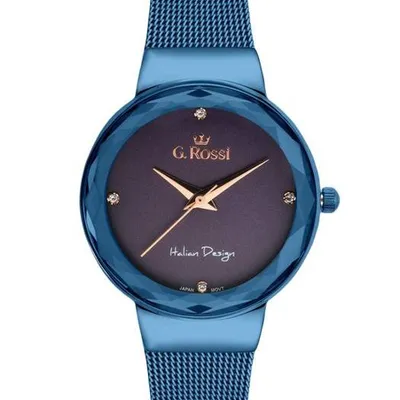 ZEGAREK G. ROSSI - 11184B-6F3 (zg785f) blue/violet + BOX