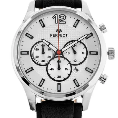 ZEGAREK MĘSKI PERFECT CH01L - CHRONOGRAF (zp354a) + BOX