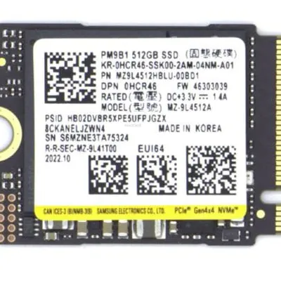 SAMSUNG SSD 512GB PM9B1 dysk M.2 Gen4x4 NVMe 2230