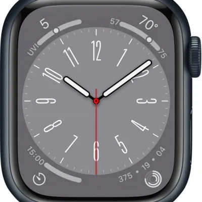 Apple Watch Series 9 GPS 41mm Midnight Aluminum Case with Midnight Sport B