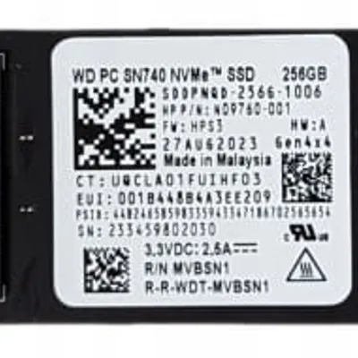 Dysk SSD Western Digital SN740 256GB M.2 2280 PCIe