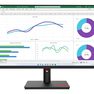 Monitor LED Lenovo T32h-30 31,5 " 2560 x 1440 px IPS / PLS