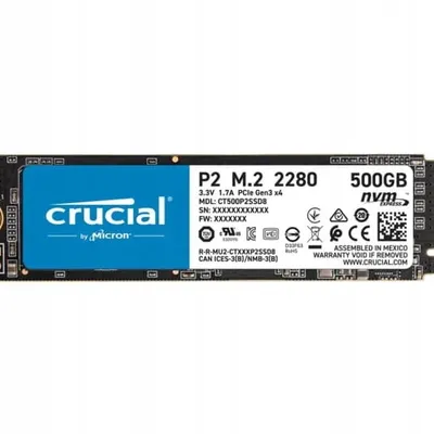 Dysk SSD Crucial CT500P2SSD8 500GB M.2 PCIe