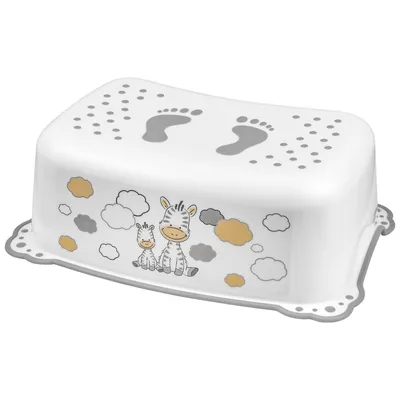 Maltex Minimal Podnóżek 2K Zebra Biały