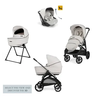 Inglesina Aptica System Quattro Wózek Głęboko-Spacerowy Fotelikiem Darwin Infant Recline Opal Ivory