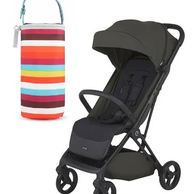 Espiro Just Wózek Spacerowy 104 Green Avocado 2024 + Canpol Babies Termoopakowanie